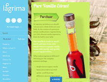 Tablet Screenshot of lagrima.com